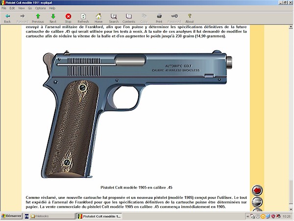 pistolet colt 1911 expliqu