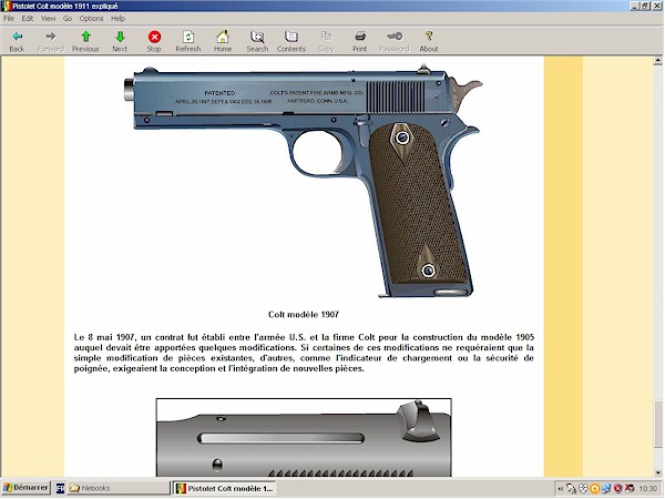 pistolet colt 1911 expliqu