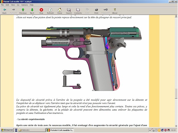 pistolet colt 1911 expliqu