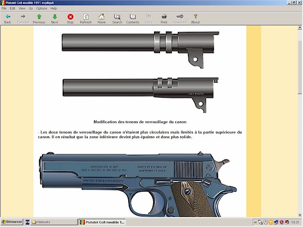 pistolet colt 1911 expliqu