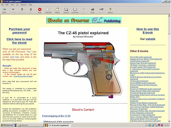 CZ-45 pistol