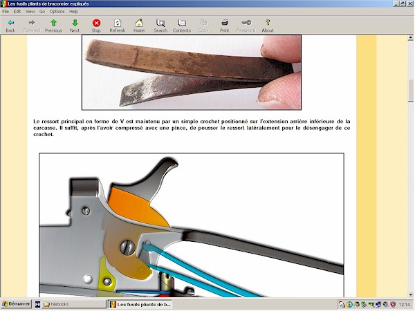 Fusil pliant belge leclercq (braconnier)