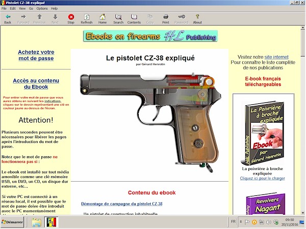 Pistolet CZ-38 expliqu