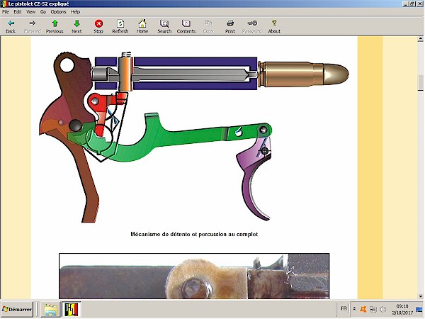 Pistolet CZ-52 expliqu