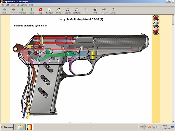 Pistolet CZ-52 expliqu