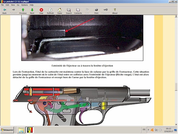 Pistolet CZ-52 expliqu