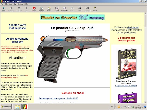 Pistolet CZ-70 (CZ-50) expliqu