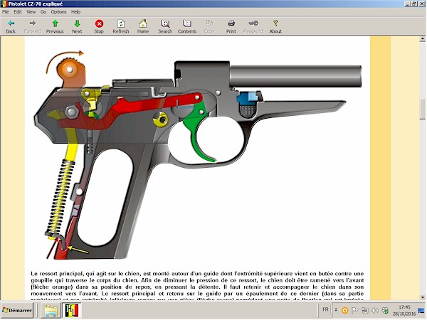 Pistolet CZ-70 (CZ-50) expliqu