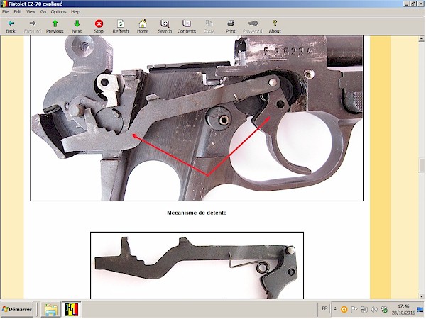 Pistolet CZ-70 (CZ-50) expliqu