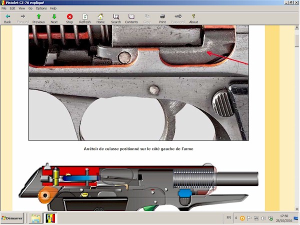 Pistolet CZ-70 (CZ-50) expliqu