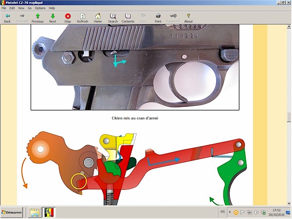 Pistolet CZ-70 (CZ-50) expliqu