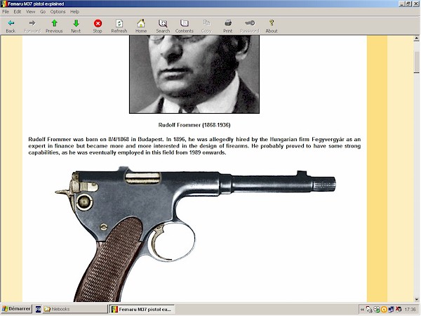 Hungarian Femaru (Frommer) pistol Model 37 explained