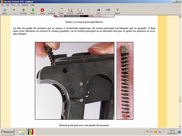 Pistolet Femaru M37 expliqu