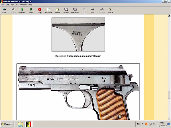 Pistolet Femaru M37 expliqu