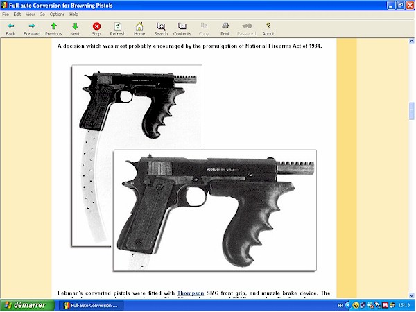 Full auto conversion for Colt 1911