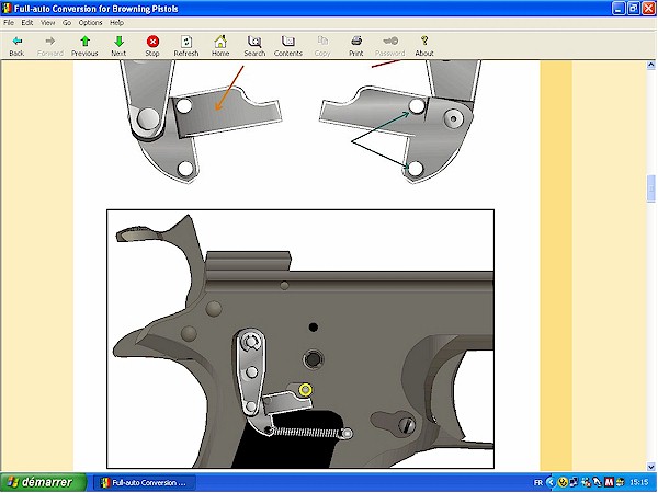 Full auto conversion for Colt 1911