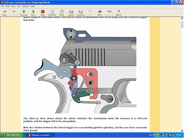 Full-auto conversion for 1911A1