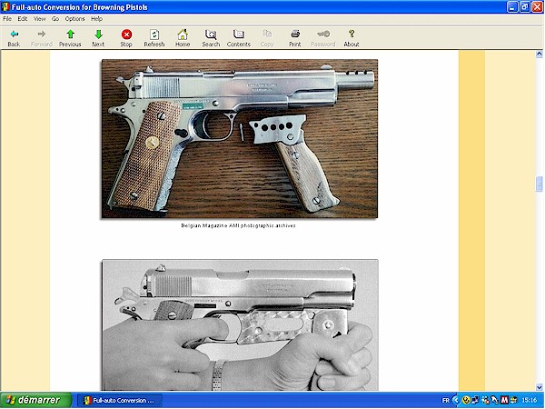 Full auto conversion for Colt 1911