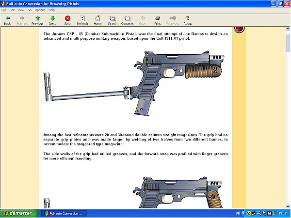 Full auto conversion for Colt 1911