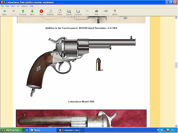 Lefaucheux 7mm pinfire revolver