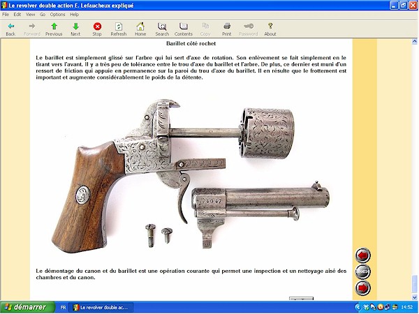 Revolver double action Lefaucheux