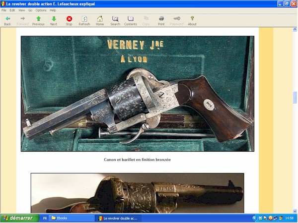 Revolver double action Lefaucheux