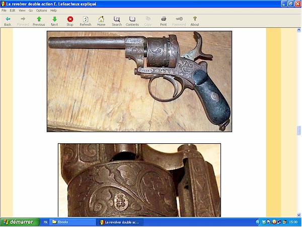 Revolver double action Lefaucheux