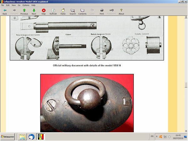 Lefaucheux revolver 1854 explained