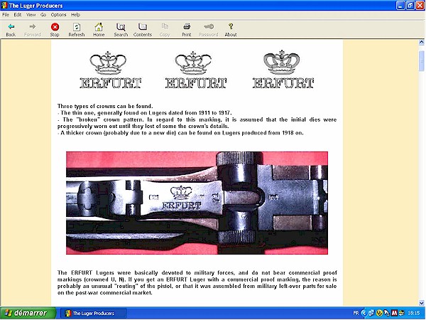 Luger Erfurt Vickers Simson Mauser