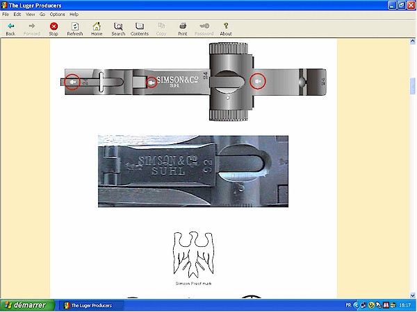 Luger Erfurt Vickers Simson Mauser