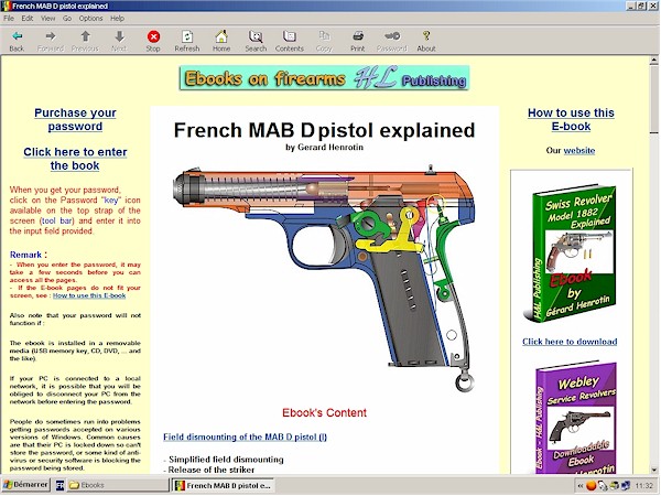 French MAB D pistol