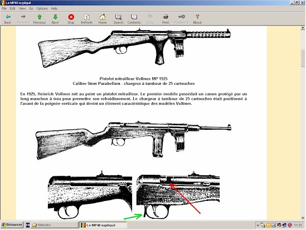 Pistolet mitrailleur MP40 expliqu