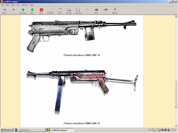 Pistolet mitrailleur MP40 expliqu