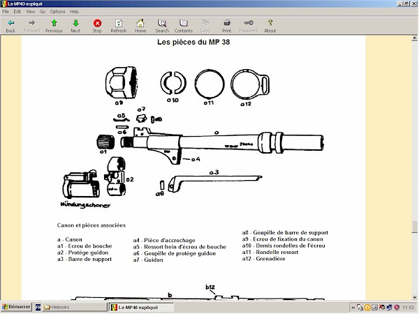 Pistolet mitrailleur MP40 expliqu