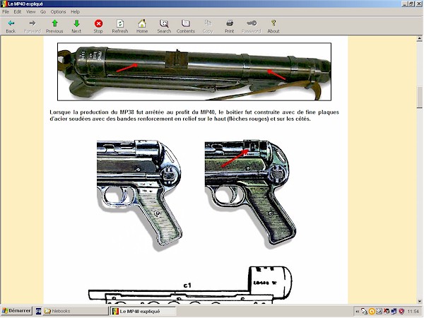 Pistolet mitrailleur MP40 expliqu