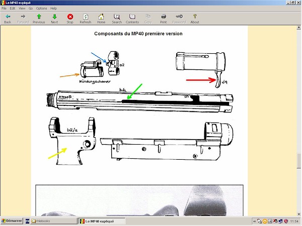 Pistolet mitrailleur MP40 expliqu