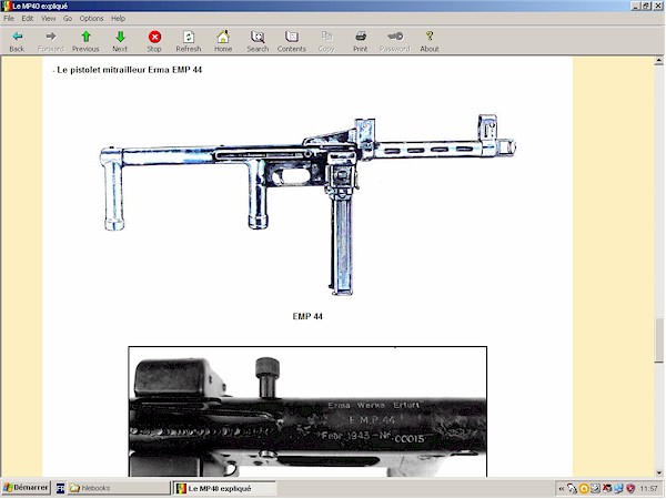 Pistolet mitrailleur MP40 expliqu