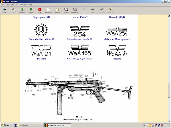 Pistolet mitrailleur MP40 expliqu