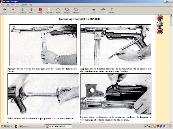 Pistolet mitrailleur MP40 expliqu