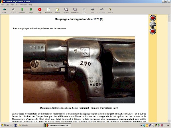 Revolver double action Lefaucheux