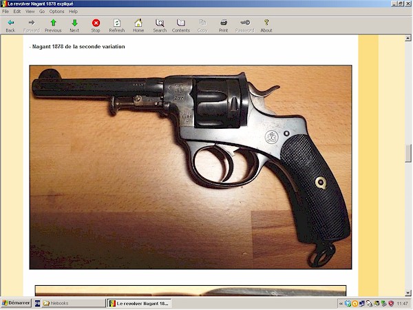 Revolver double action Lefaucheux