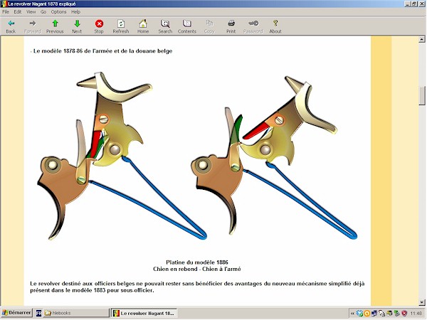 Revolver double action Lefaucheux