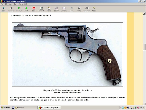 Revolver double action Lefaucheux