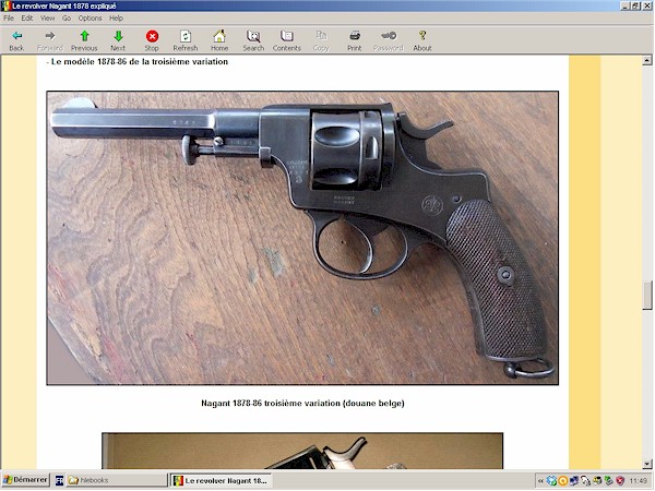 Revolver double action Lefaucheux