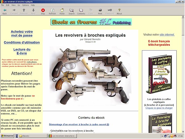 revolver  broche lefaucheux