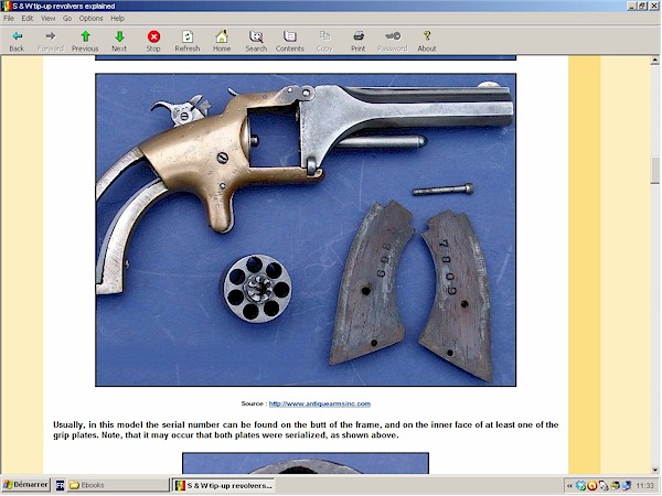 Smith & Wesson tip-up revolvers model 1, 1 1/2 and model 2