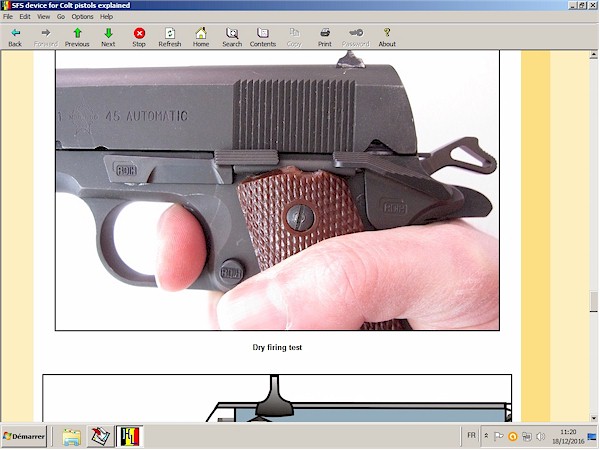SFS (Safety Fast Shooting) for Colt pistols