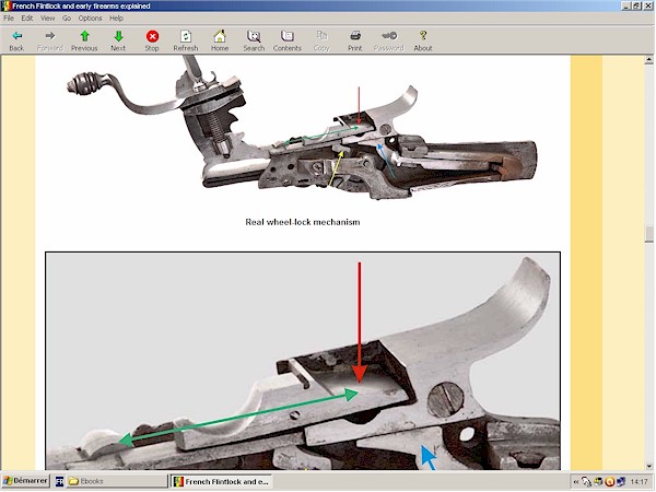 French flintlock pistol