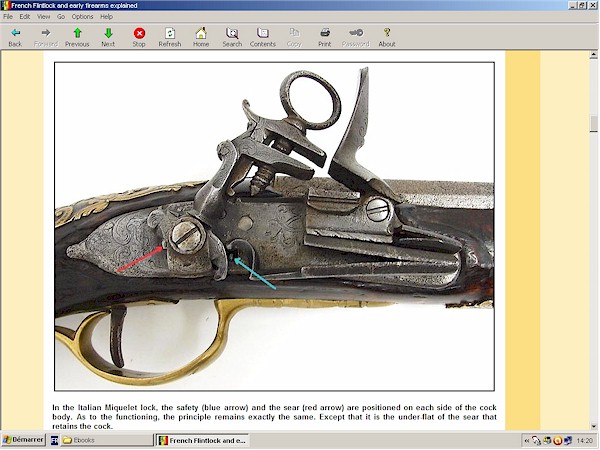 French flintlock pistol