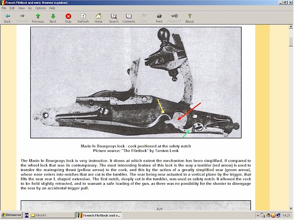 French flintlock pistol